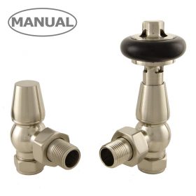 ETO-AG-SN Eton radiator valves manual satin nickel