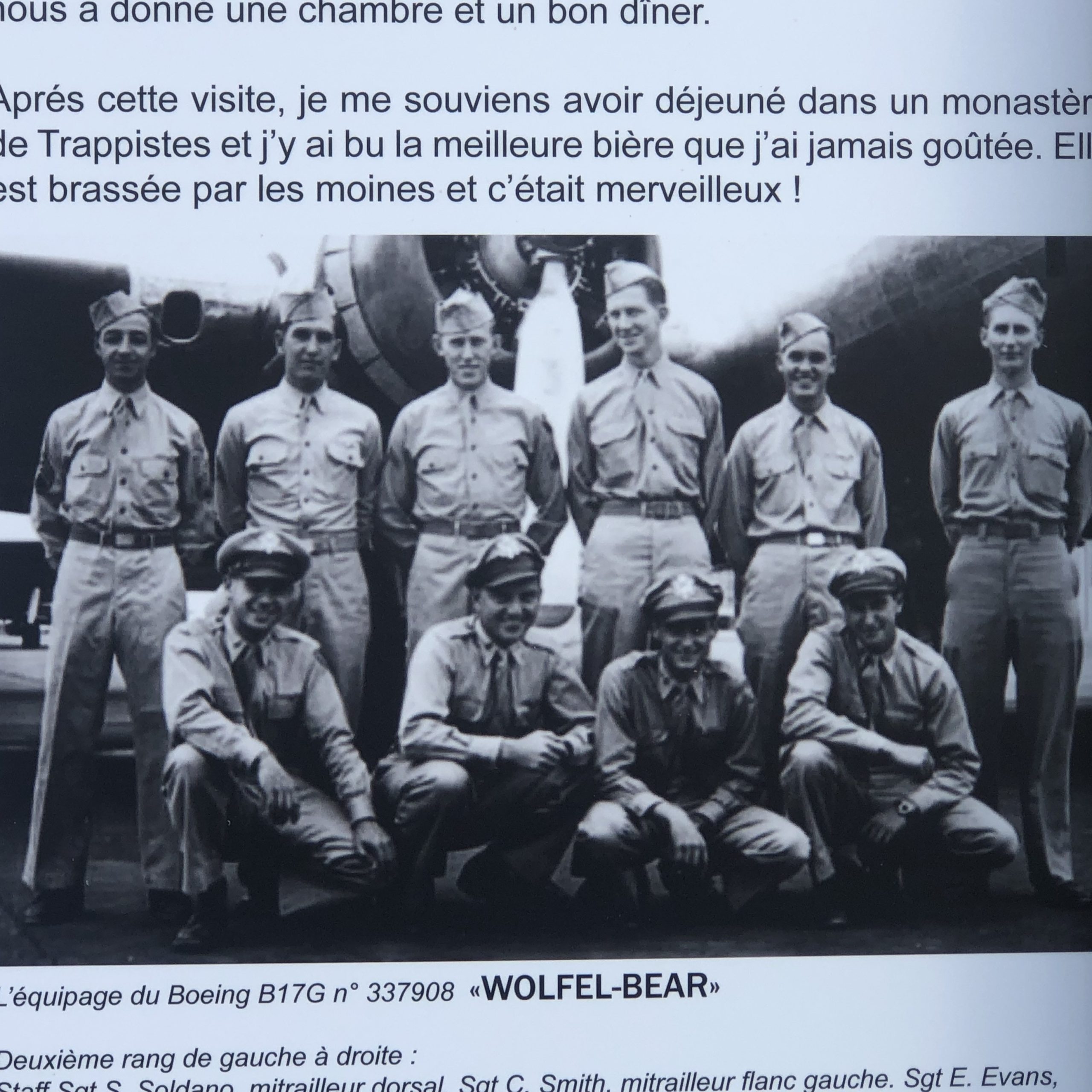 Happy Hour commemorates James Dimel and the crew of the Wolfel-Bear Flying Fortress episode artwork