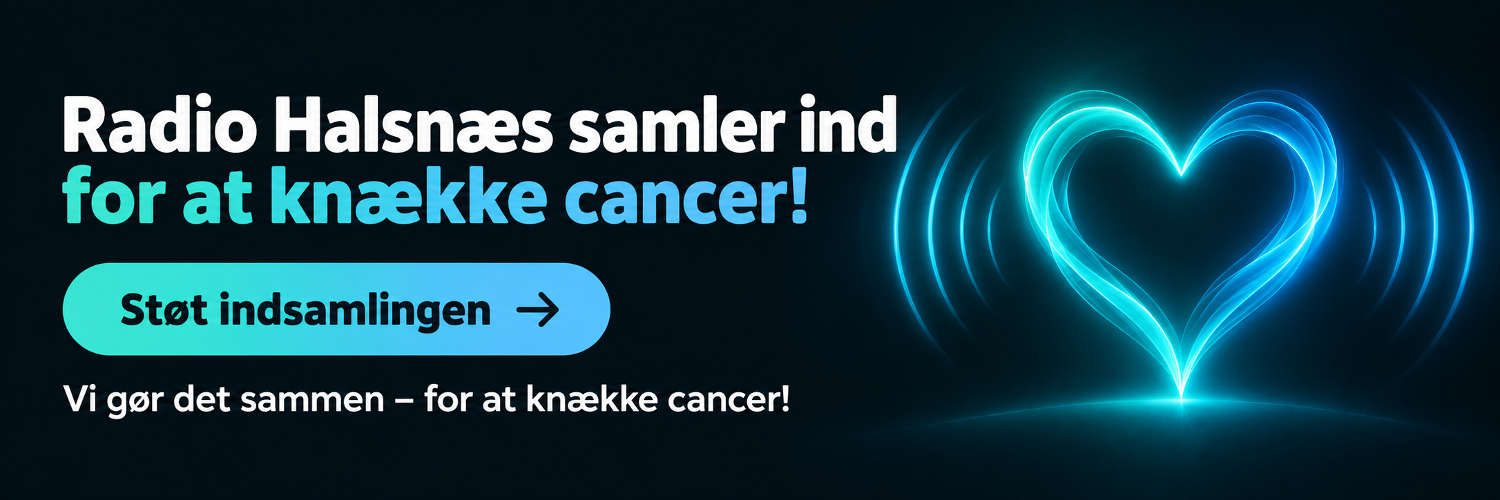 Radio Halsnæs´Knæk Cancer indsamling