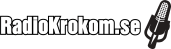 Radio Krokom logo svartvit