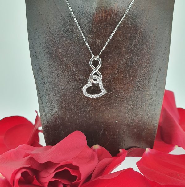 Diamond Necklace Heart