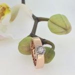 Diamond Round Rose Ring