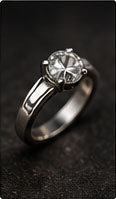 Jewelry repair in Gothenburg: a ring being repaired