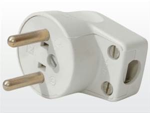 Vinkelstikprop, Rund, U/J NEDAD, HVID 6228660187