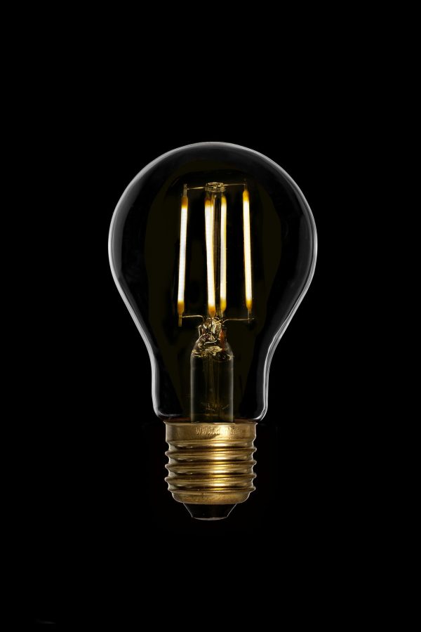 4=33 Watt DÆMP Exteriør LED de luxe Filament E27, meget varmt hvidt lys 2.200K 28027