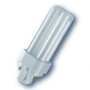 UDGÅET Kompaktlysrør DULUX D/E 4PIN Farve 830 4050300327235