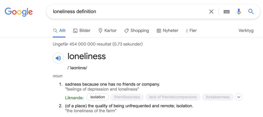 Loneliness