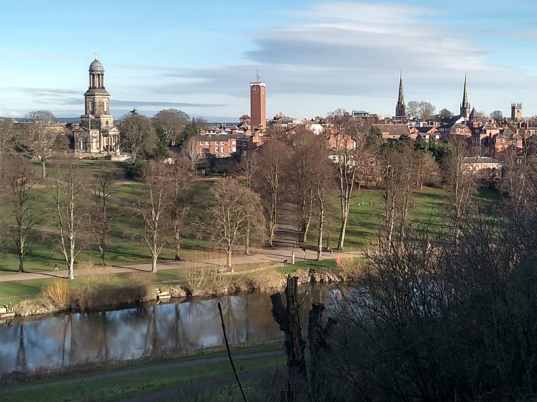 View over Shrewsbury