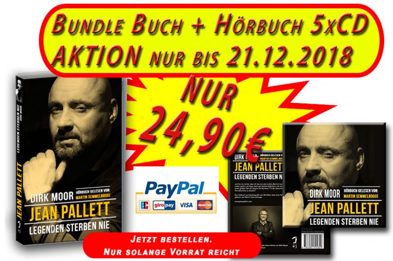 Jean Pallett – Legenden sterben nie ( SPECIAL BUNDLE: Hörbuch und Buch ) AKTION