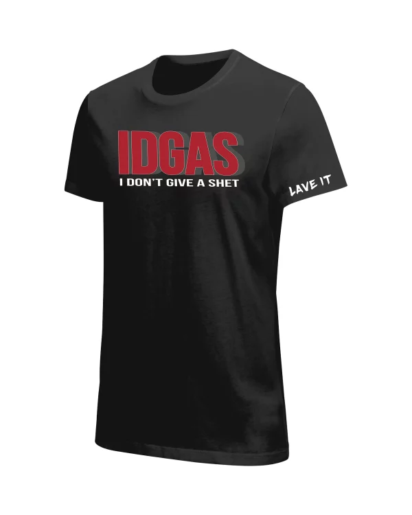I Don’t Give A Shet (IDGAS) Black TShirt Rai Panesar