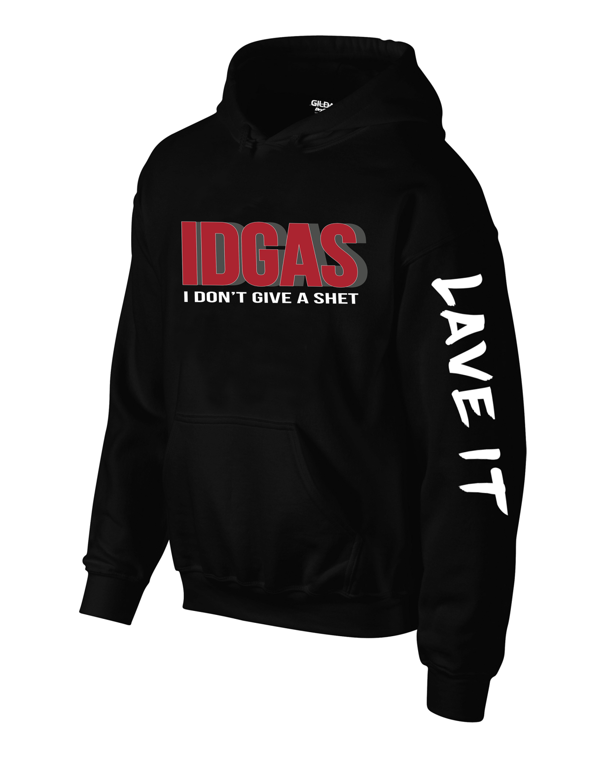 I Don’t Give A Shet (IDGAS) Black Hoodie | Rai Panesar