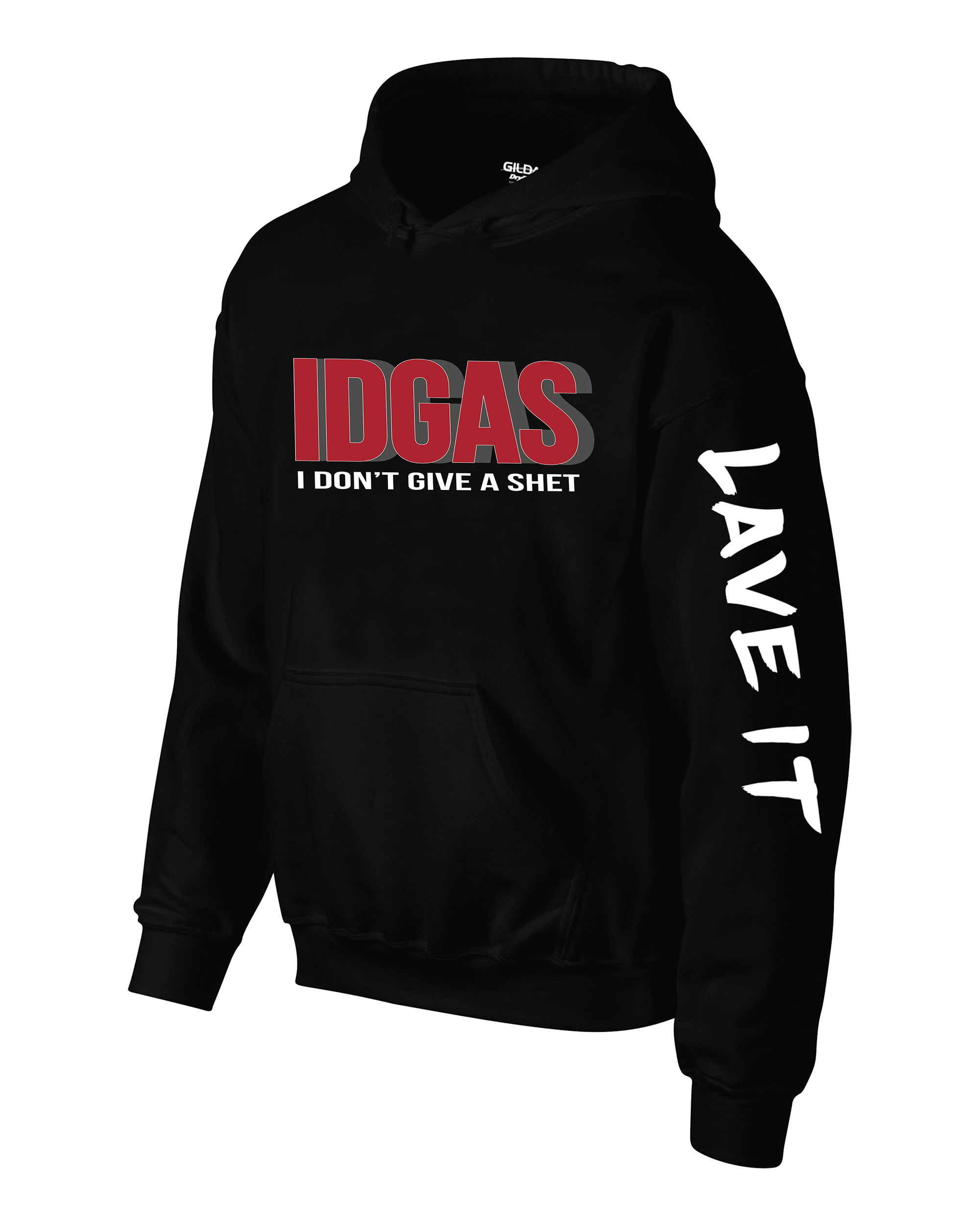I Don’t Give A Shet (IDGAS) Black Hoodie Rai Panesar