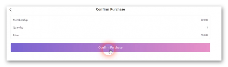 Confirm purchase