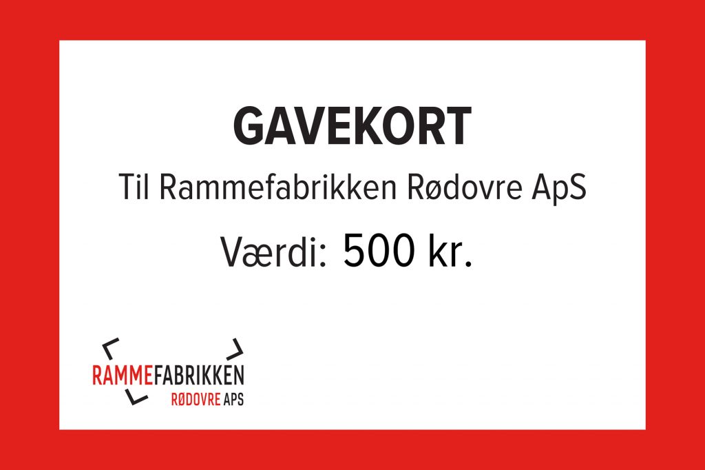 Gavekort til Rammefabrikken Rødovre