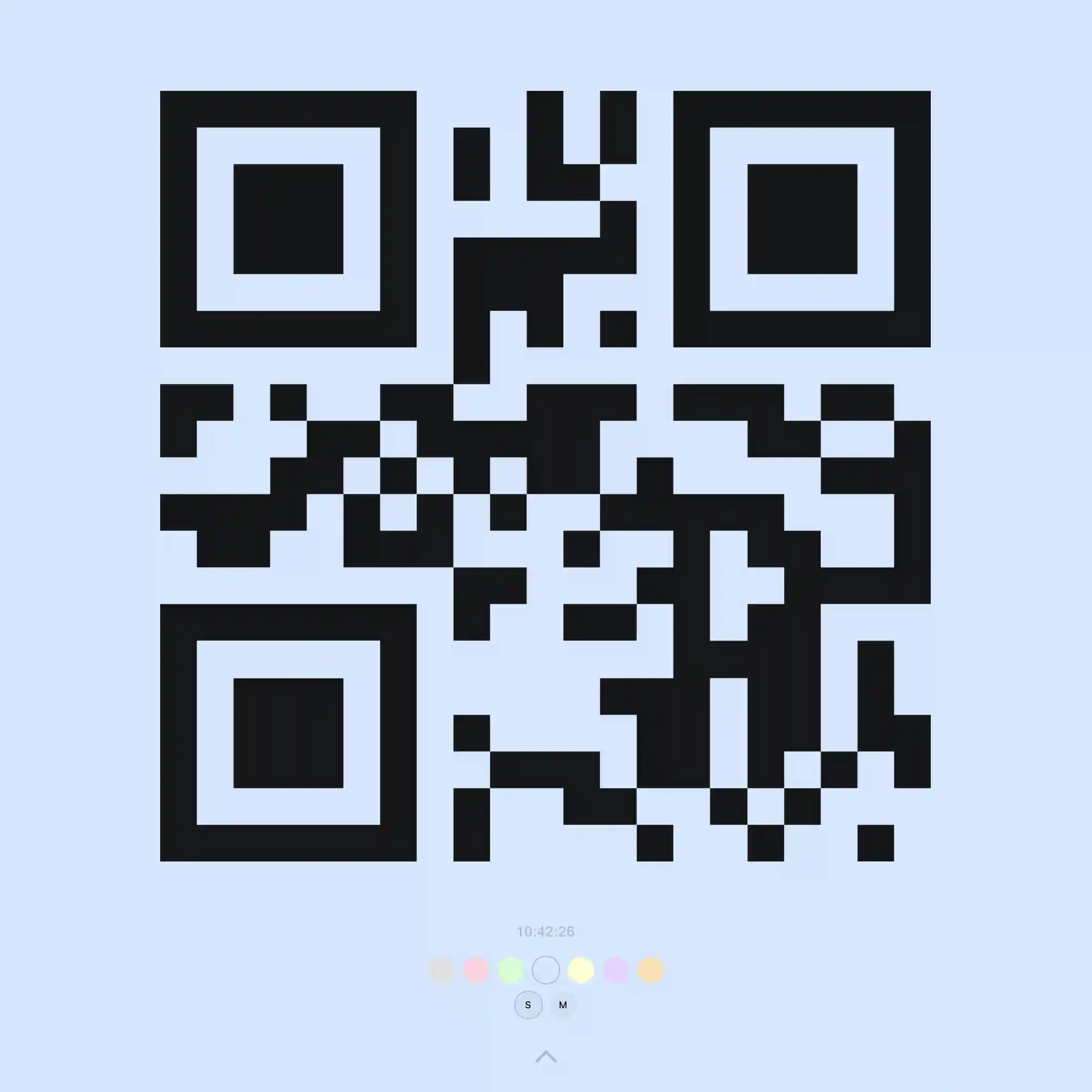 QR-clock. QR-koden firar 30 år 2024. Det här är min hyllning.