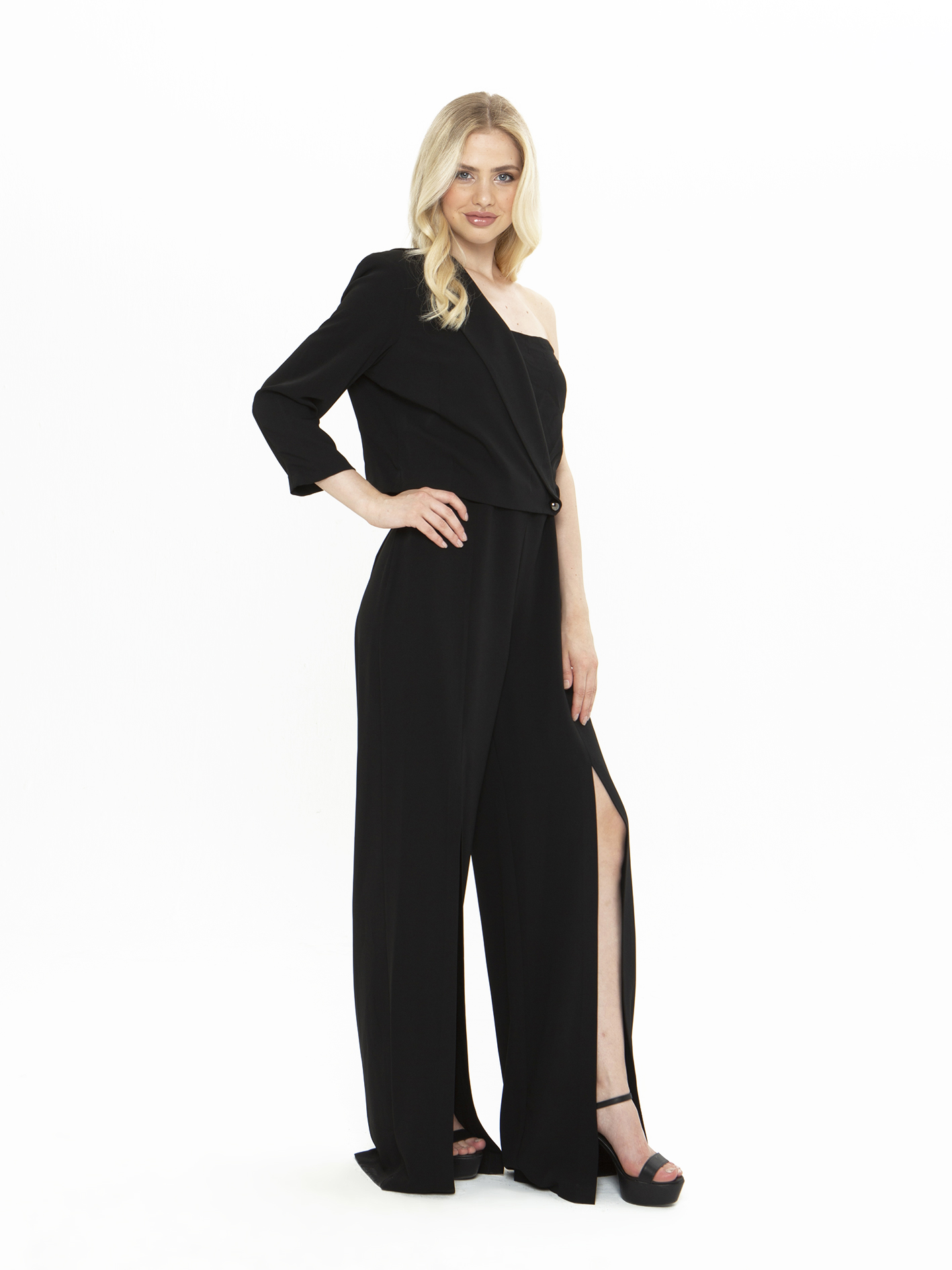 1 shoulder jumpsuit