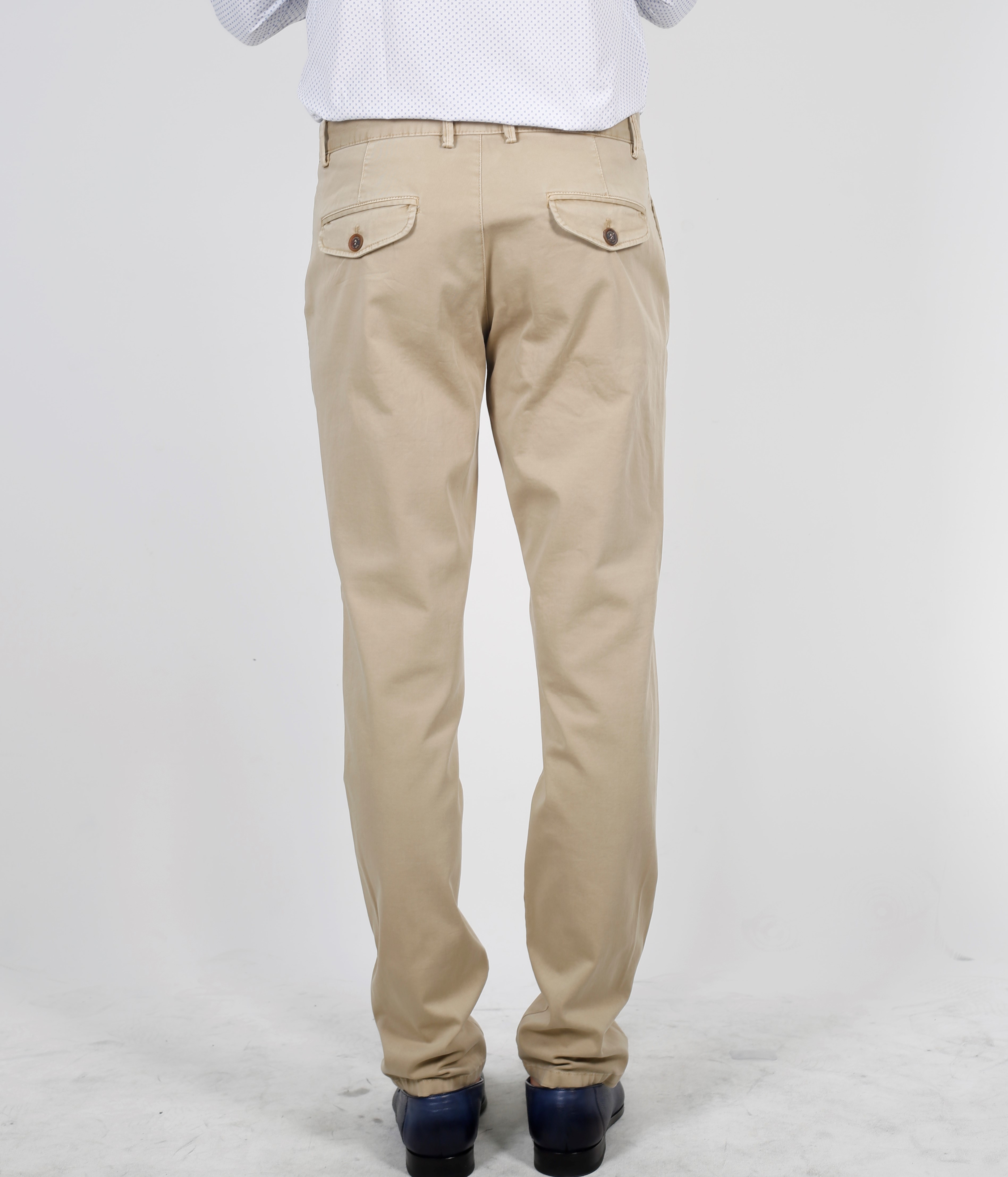 Pure Cotton Trouser | Rana Sapphire