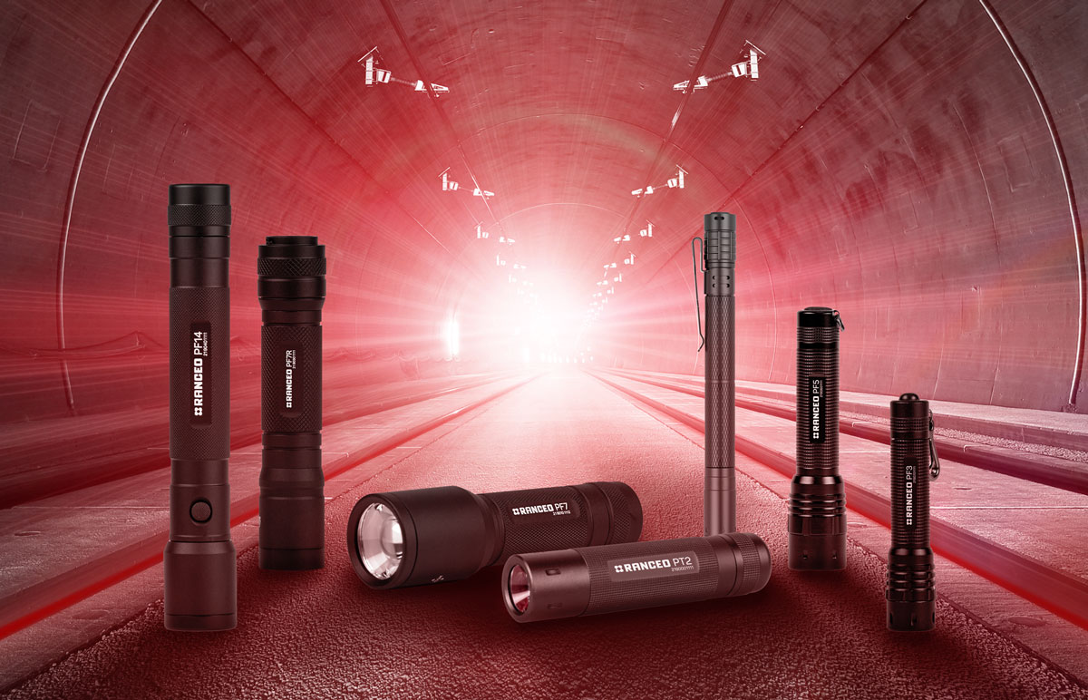 RANCEO Lygter, lommelygter kategori - flashlights category. Lygterne er designet til industri og byggeri. Til den professionelle håndværkere, mekaniker, elektrikere, specialister, ingeniører og andre industrielle fag. 