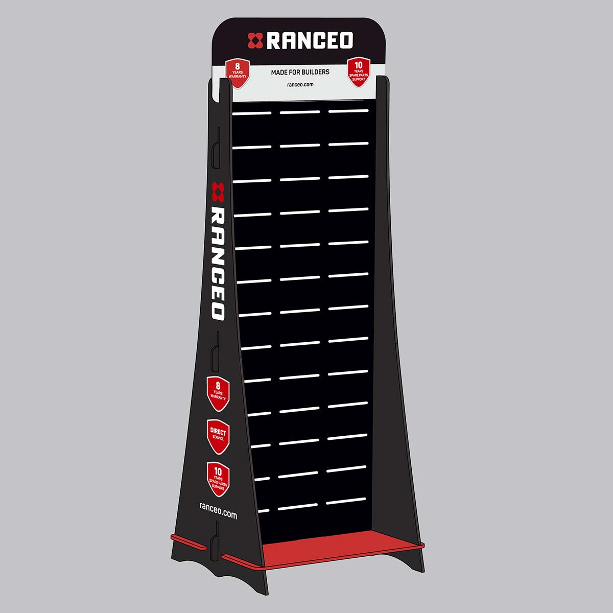 RANCEO - POS - B2B - Floor display for headlamps and lamps