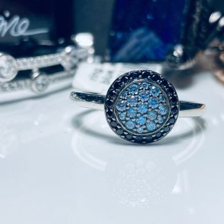 Viventy - Blue and Black Stone Ring
