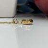 9ct Gold Teardrop Garnet Necklace 2