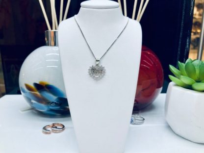 Mothers Day - SIlver Heart Necklace
