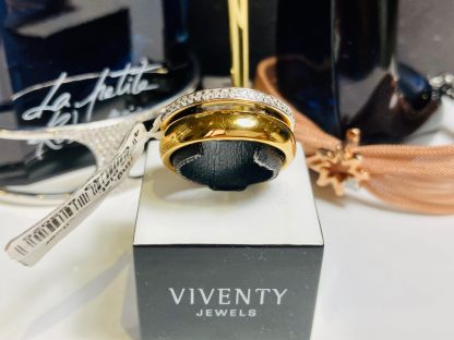 Viventy - Yellow Gold 2 Bar Ring