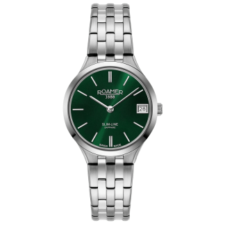 Roamer Ladies Green Slim-Line Classic Watch