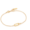 Gold Glam Interlock Bracelet