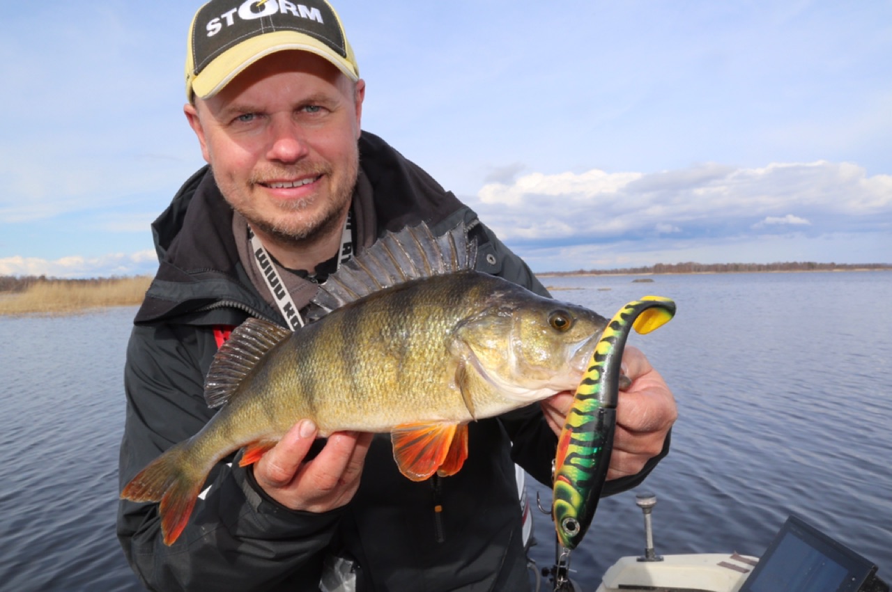 En trevlig överraskning vid gäddfiske!