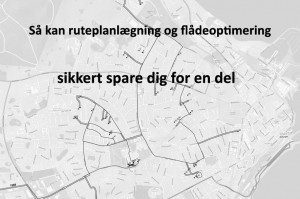 ruteplanlægning besparelse