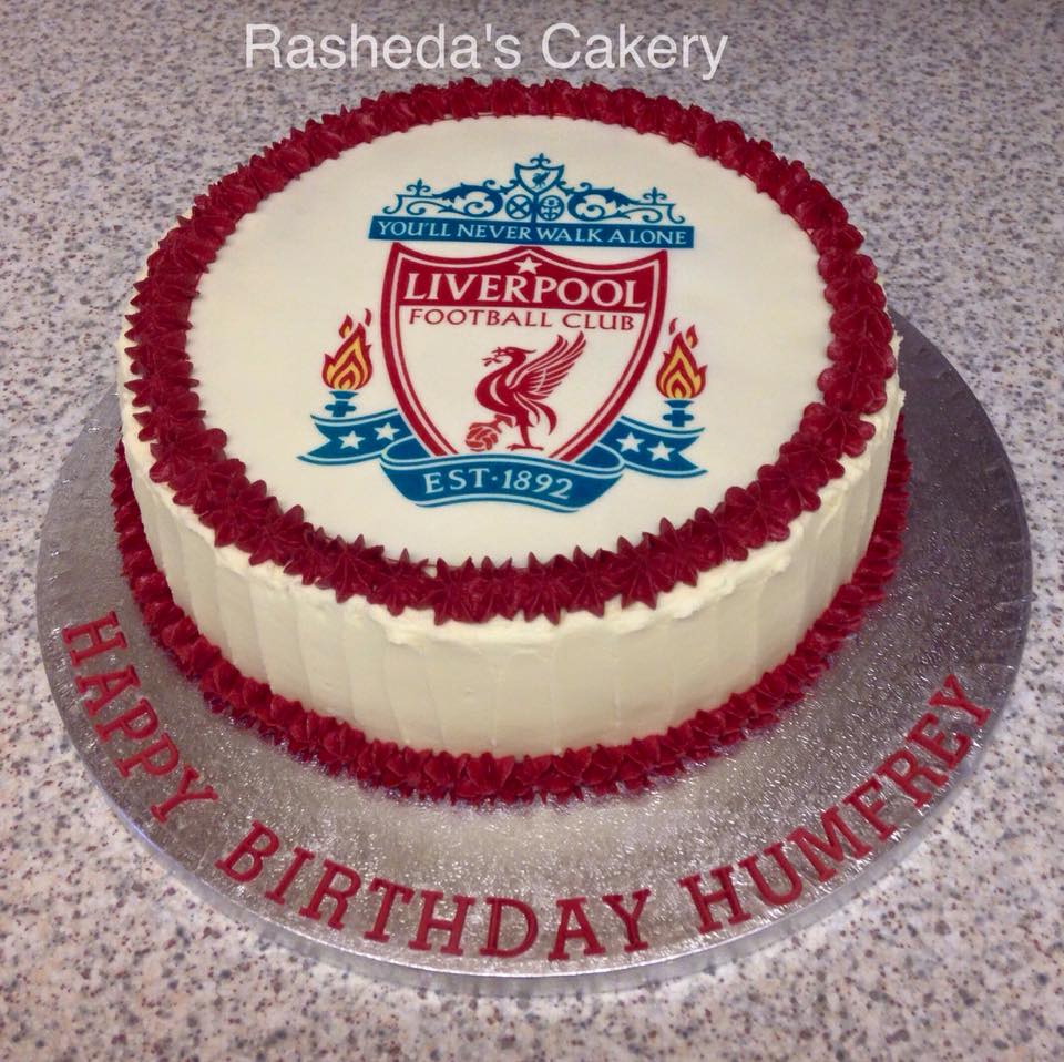 Liverpool FC Themed Birthday Cake - Make Our Cake