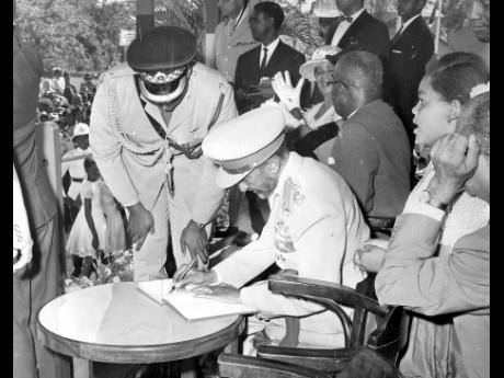 Haile Selassie I Laying Foundation Stone H.S.I. University