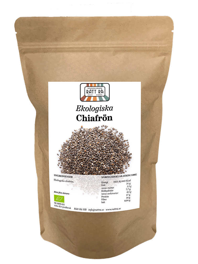 Ekologiska chiafrön 500 g