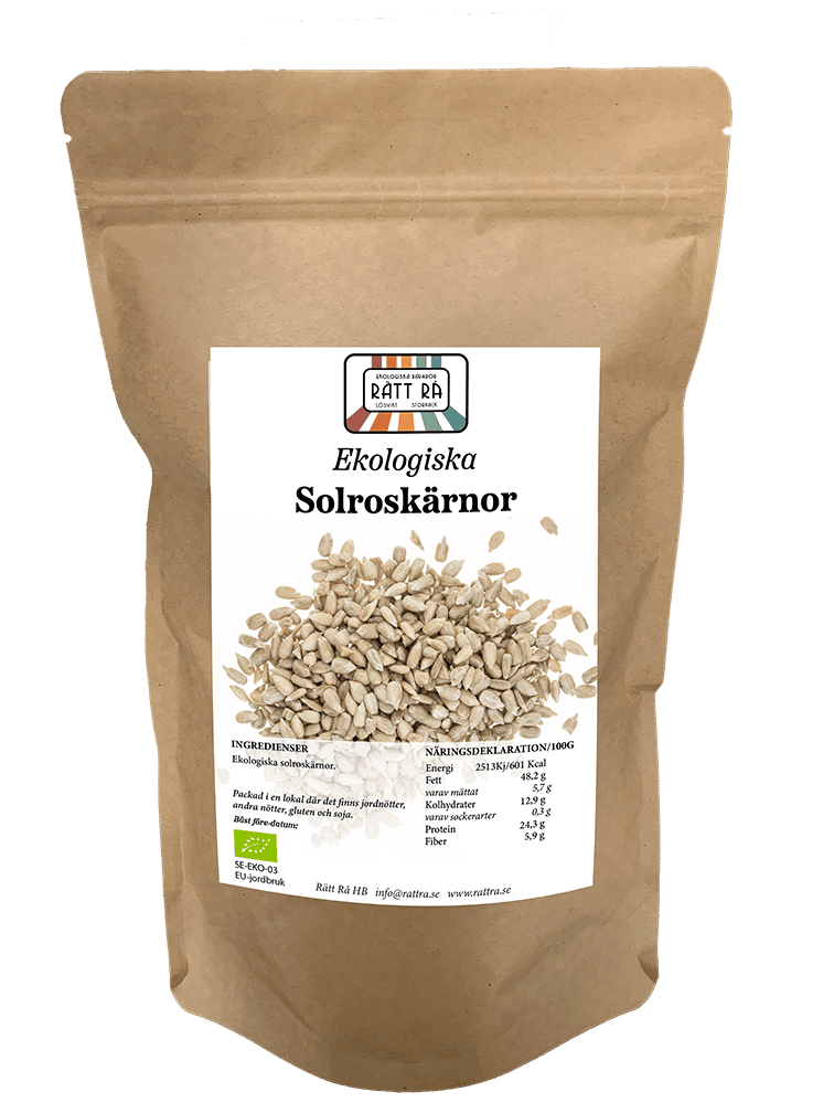 Solroskärnor EKO 1 kg