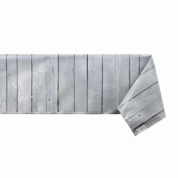 Raved Oilcloth - Wood Design Gray
