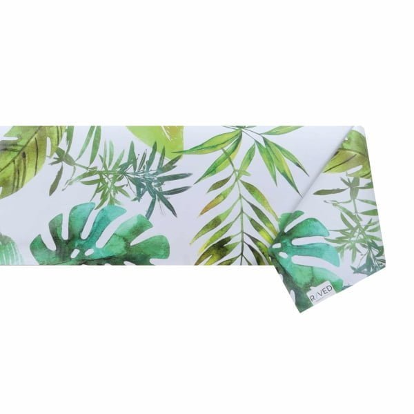 Raved Oilcloth - Jungle Design Green
