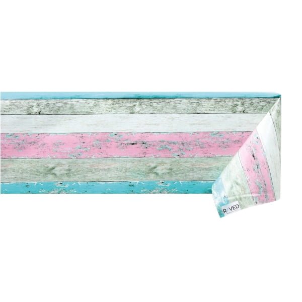 Raved Oilcloth - Scaffolding Wood Pink