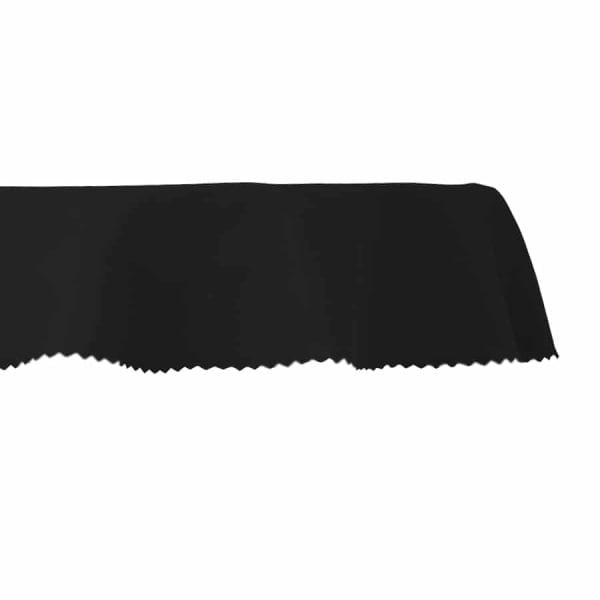 Raved Round Polyester Tablecloth ø 160 cm - Black