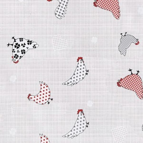 Raved Oilcloth - Chickens