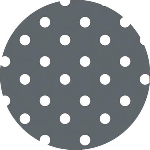 Raved Round Oilcloth ø 160 cm - Dots Gray