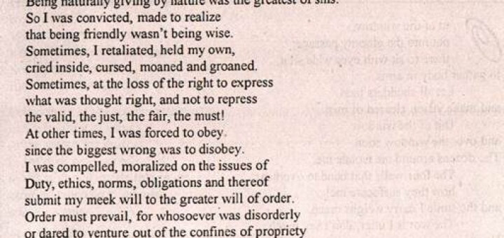 Convicted for First Degree Crimes [English Poem] - By Lala Rukh Mufti