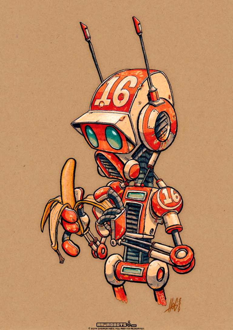NR016 Banana! This Droid Is ready to go bananas! Because it has ap-peal! ?