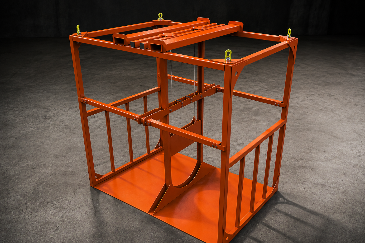 Ontdek de palletkooien van Raymakers voor het veilig laden, lossen en verplaatsen van 2 of 4 pallets met hijskraan of vorklift.