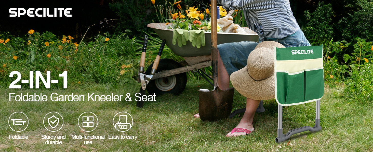 Garden seat and kneeler