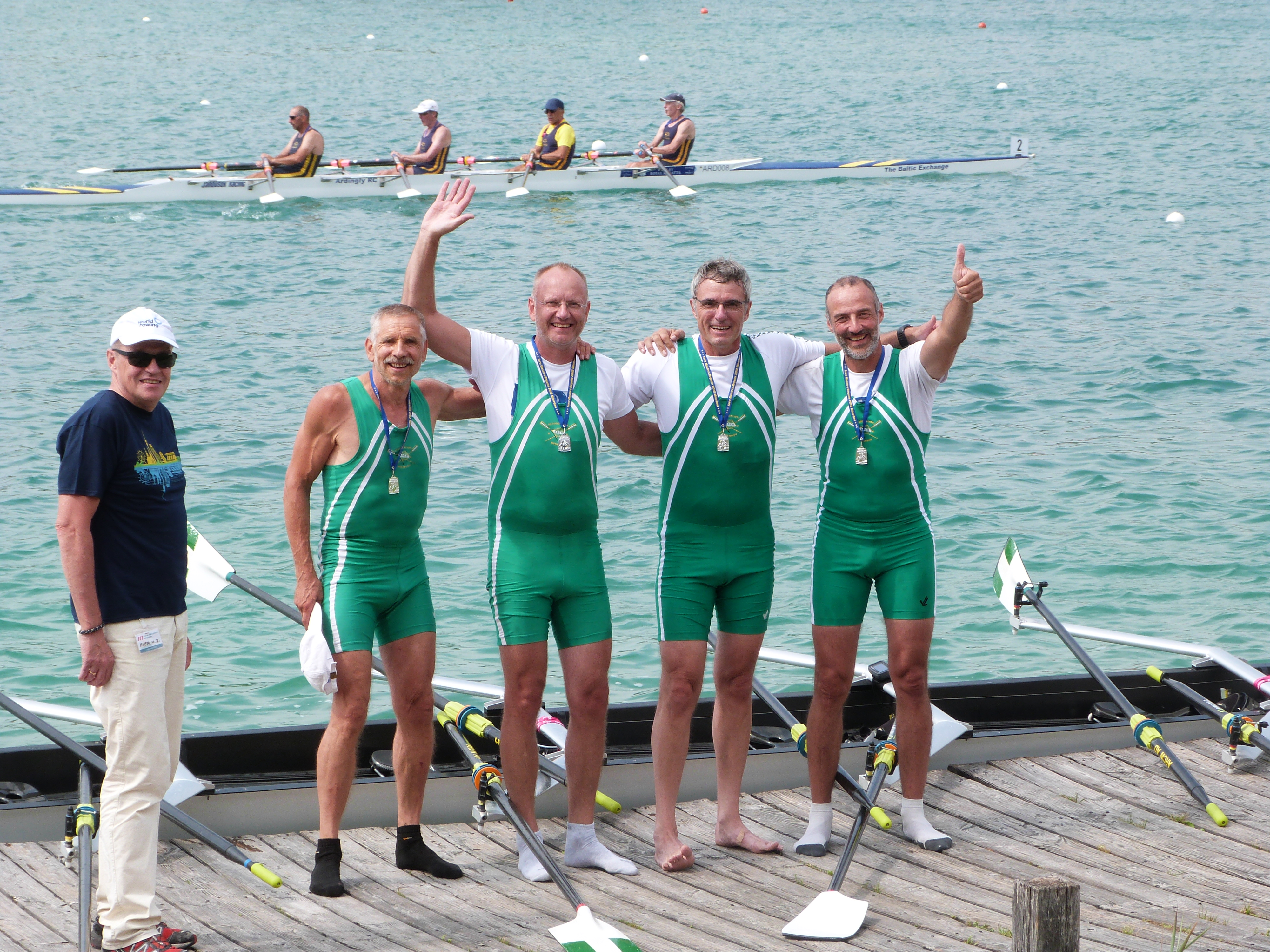 MM 4x E Siegerehrung 2018 München EURO-Masters