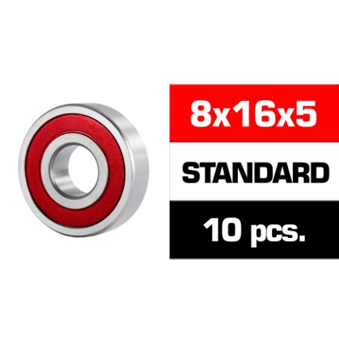 Ultimate 8x16x5mm "HS" Rubber Sealed Bearing Set (x10)