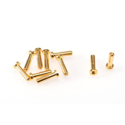 Ultimate 4mm Gold Plug Male 18mm (x2)