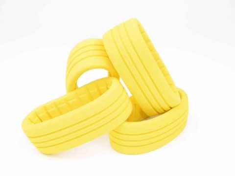 TPRO 1/8 OffRoad XR Pro Insert hard (yellow) (x4)