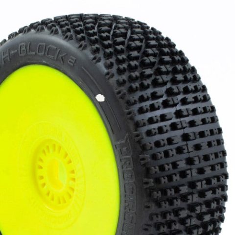 Procircuit H-Block v2 buggy C1 (super soft) pre-mounted yellow (x2)